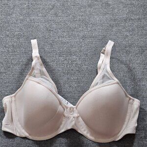 Wonderbra Size 36B Bra Beige Wired Pudded Cups Adjustable Straps W7434 Comfort
